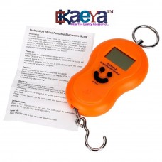 OkaeYa Portable Electronic Luggage Scale, electronic weighing machine, 40kg (Multicolor)